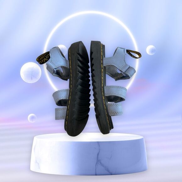 DR MARTENS Sandals Klaire in Zen Blue Adjustable Straps Size US 13 - Picture 6 of 12